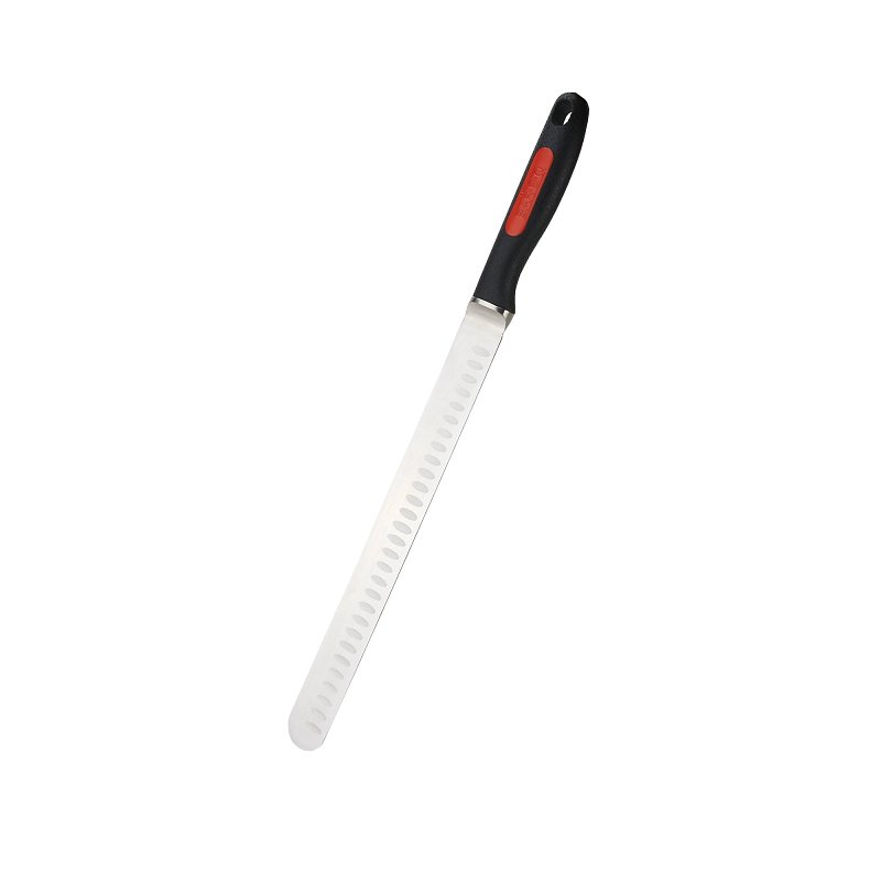Mr. BAR-B-Q 40016Y Carving Knife, HCS Blade, Steel, Comfort Grip Handle, 18.9 in OAL