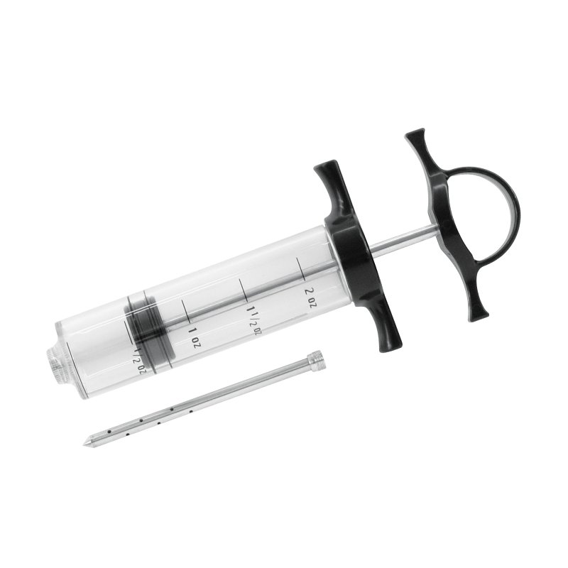 Mr. BAR-B-Q 40100Y Seasoning/Marinade Injector, 2 oz Capacity, Oversized Needle