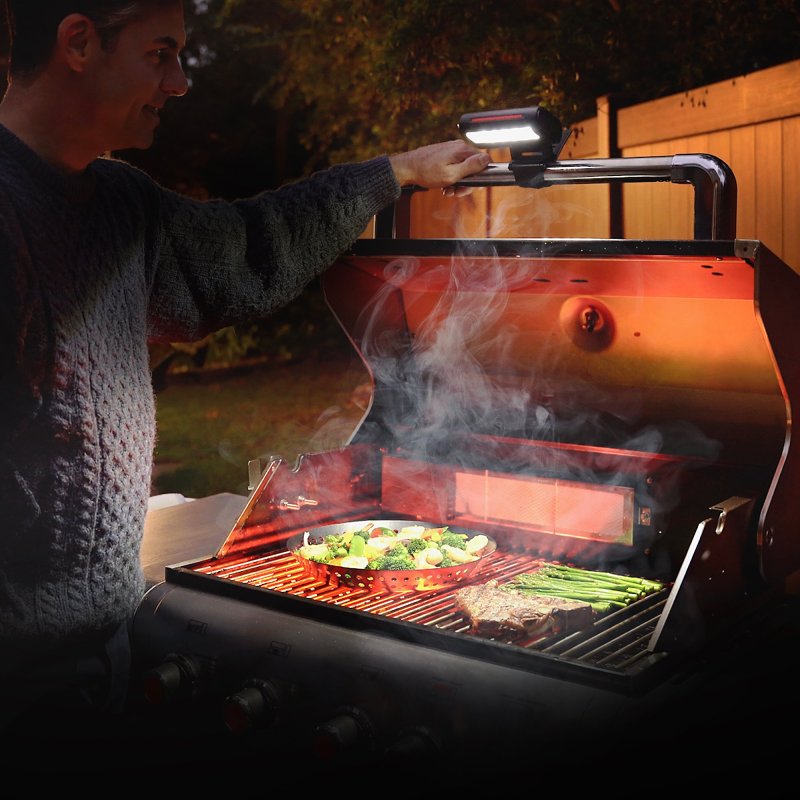 Mr. BAR-B-Q 40261Y Dual-Action Grill Light, 5-Lamp, LED Lamp