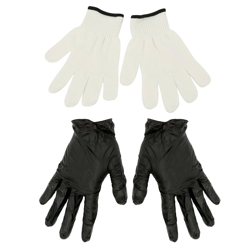 Mr. BAR-B-Q 40359Y Grilling Gloves, Nitrile