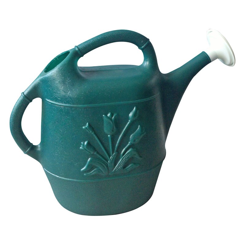 Cado 63065 Watering Can, 2 gal Can, Plastic, Hunter Green