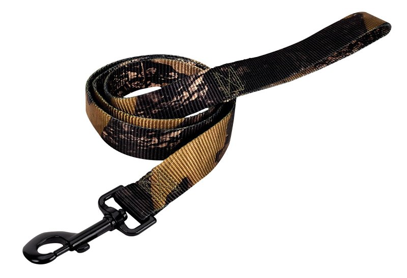 Guardian Gear 2950097 Hunting Lead, 48 in L, 1 in W, Nylon Line, Camo, Fastening Method: Spring Snap, M, L Breed