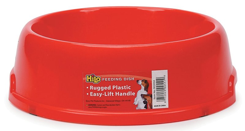 HiLo 00205H Single Feeder Bowl, Jumbo, 6 cup Volume, Plastic