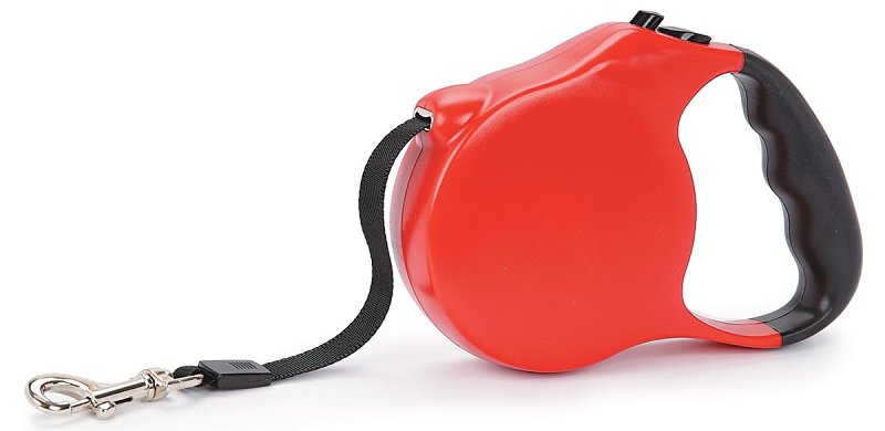 Casual Canine 11612 16 83 Belted Retractable Lead, 16 ft L, Red, Large