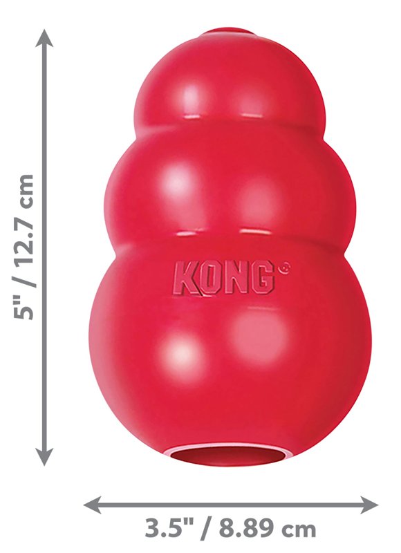 Kong Classic KXL Dog Toy, XL, Chew, Classic, Rubber, Red