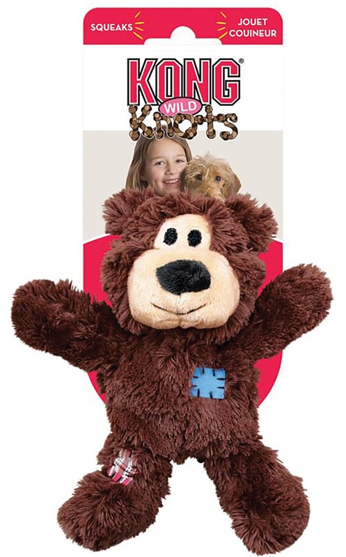 Kong Wild Knots NKR1 Dog Toy, L/M, Bear, Assorted