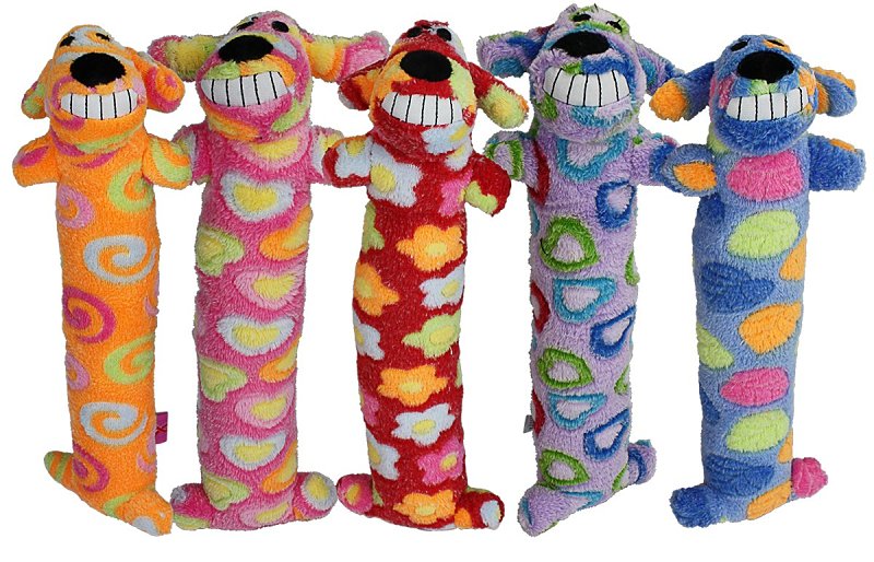 Multipet MP478400 Dog Toy, Loofa Toy, Plush, Assorted