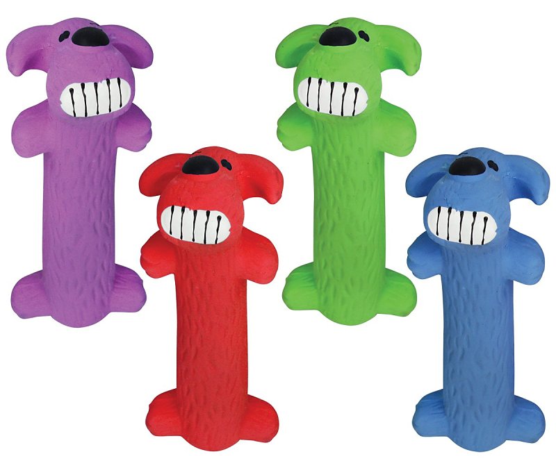 multipet Loofa 61035 Dog Toy, Plush Toy, Latex, Assorted