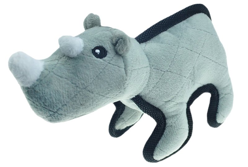 Pet Park Blvd US2021 14 20 Dog Toy, S, Chew Toy, Tuffimals Rhino