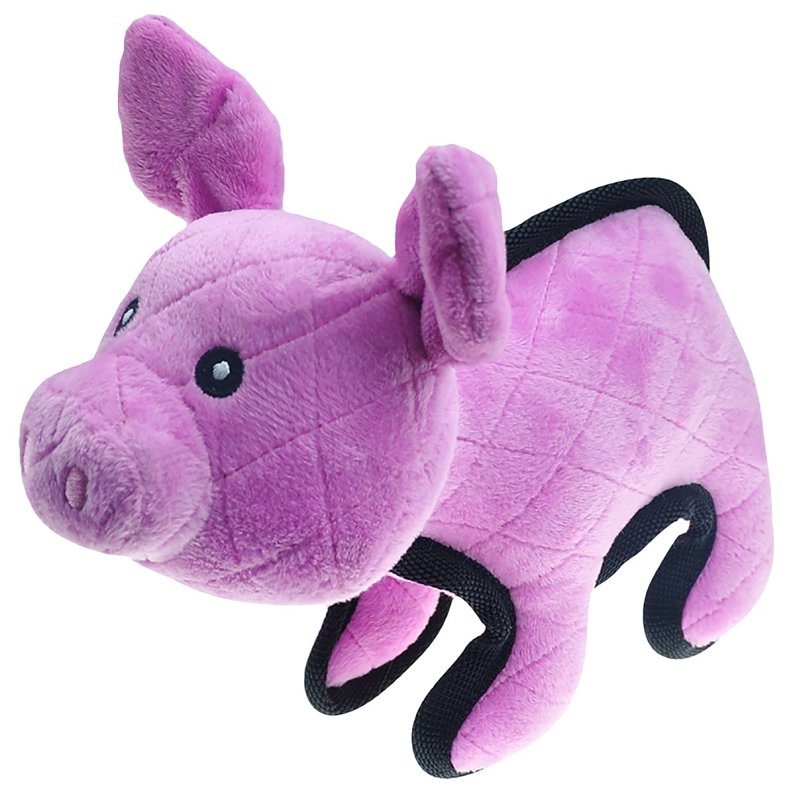 Pet Park Blvd US2021 18 22 Dog Toy, L, Chew Toy, Tuffimals Pig