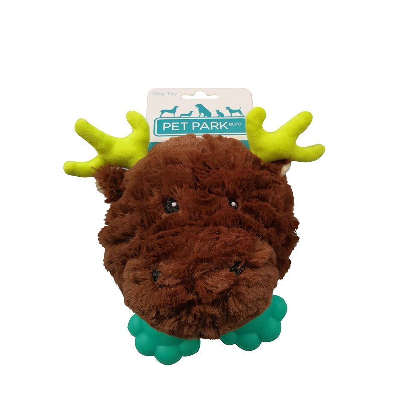 Pet Park Blvd US2263 16 Dog Toy, Footies Toy, Moose