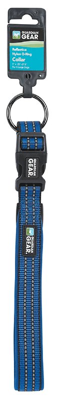 Guardian Gear ZA0006 16 19 Dog Collar, O-Ring Link, 16 to 19 in L Collar, Nylon, Royal Blue