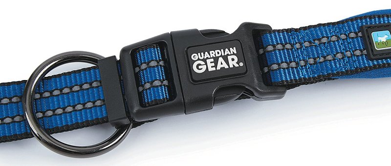 Guardian Gear ZA0006 16 19 Dog Collar, O-Ring Link, 16 to 19 in L Collar, Nylon, Royal Blue