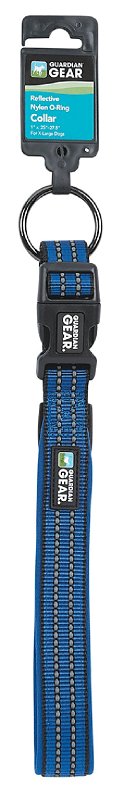 Guardian Gear ZA0006 24 19 Dog Collar, O-Ring Link, 24 to 19 in L Collar, Nylon, Royal Blue