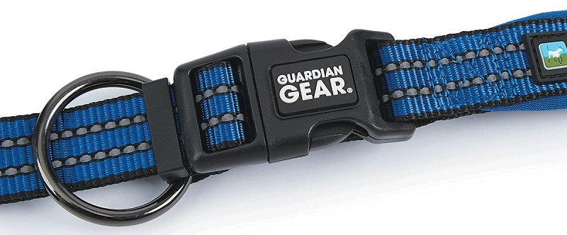Guardian Gear ZA0006 24 19 Dog Collar, O-Ring Link, 24 to 19 in L Collar, Nylon, Royal Blue