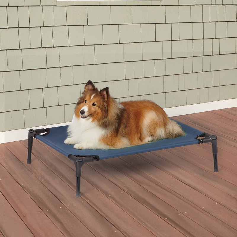 Guardian Gear ZW9023 16 19 Pet Cot, 30 in L, 24 in W, Polyester Cover, Blue