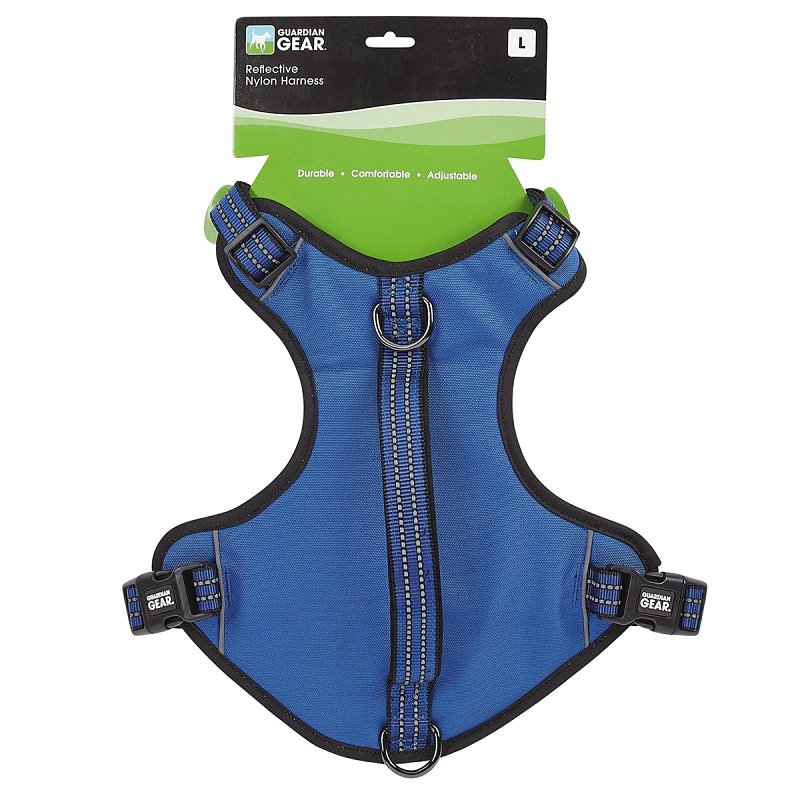 Guardian Gear ZA0031 20 19 Reflective Harness, 24 to 35 in, Fastening Method: O-Ring Strap, Nylon Harness