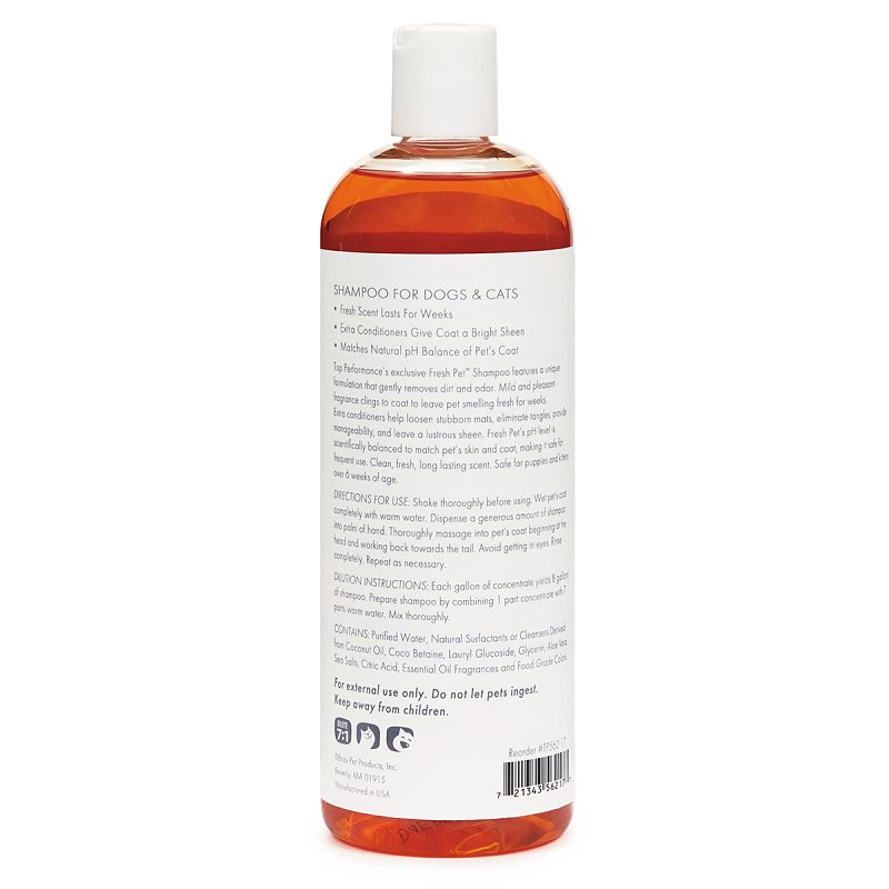 Top Performance TP562-17 Pet Shampoo, Liquid, Red, Fresh, 17 oz, Bottle