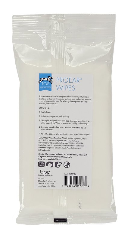 Top Performance ProEar TP6227 24 Dog and Cat Ear Cleaning Wipes