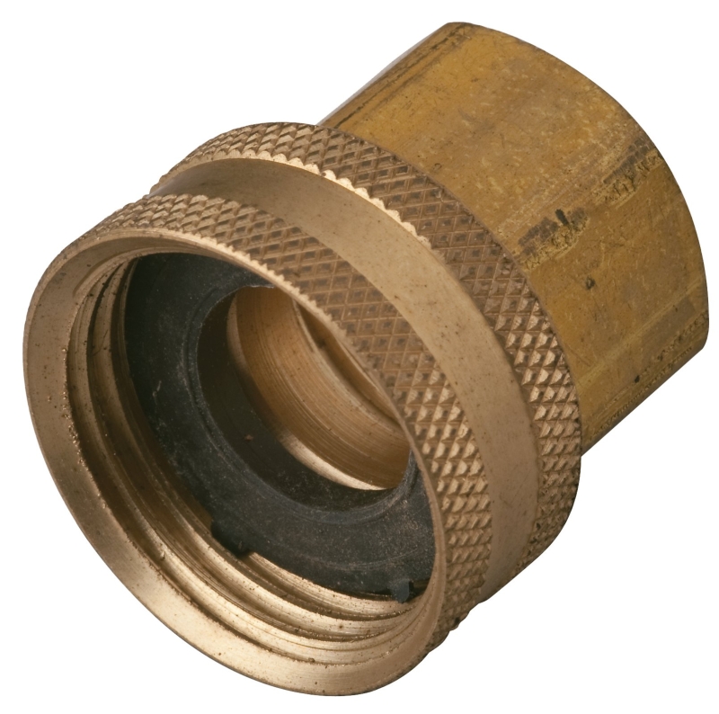 Moen M-Line Series M6820 Hose Connector, 3/4 x 1/2 in, Female Hose x FIP, Solid Brass