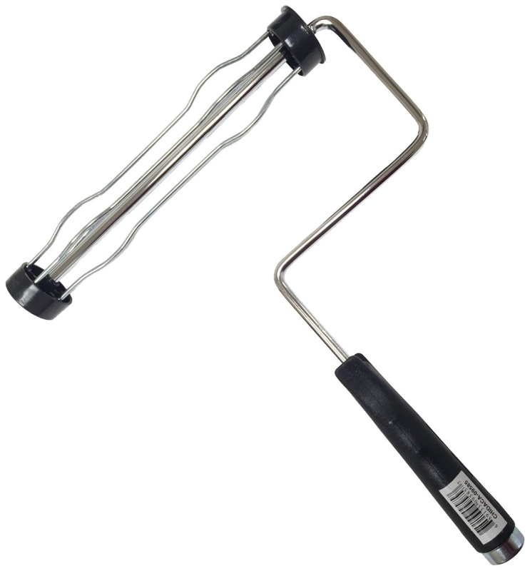 Chidaca 09585 Paint Roller Cage, 9-1/2 in L Roller, Plastic Handle, Black Handle