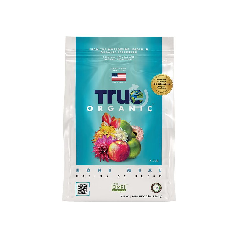 True ORGANIC R0007 Fertilizer, 3 lb Bag, 7-7-0 N-P-K Ratio