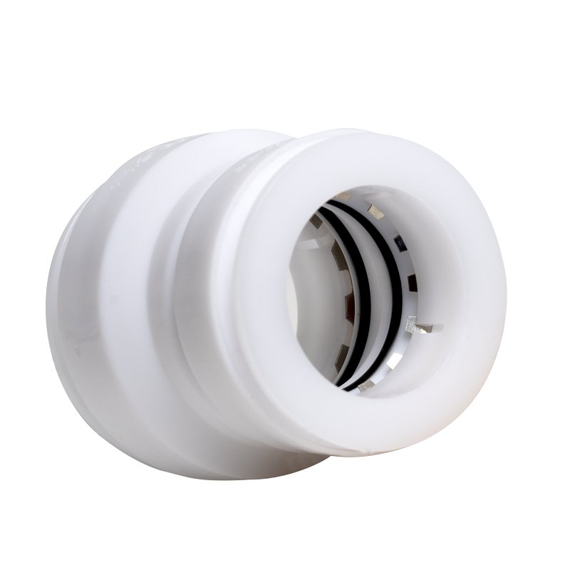 Insta-Plumb 95IPK Pipe Trap Adapter, 1-1/2 in, Push-to-Connect, Plastic, White