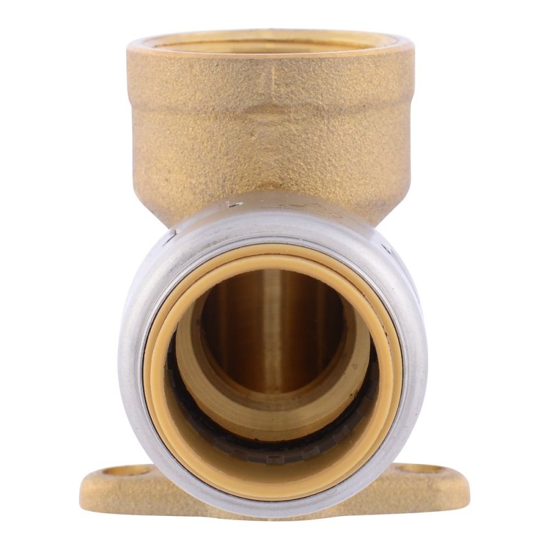 SharkBite Max UR340CA Drop-Ear Elbow, 3/4 in FNPT, Brass, 200 psi Pressure