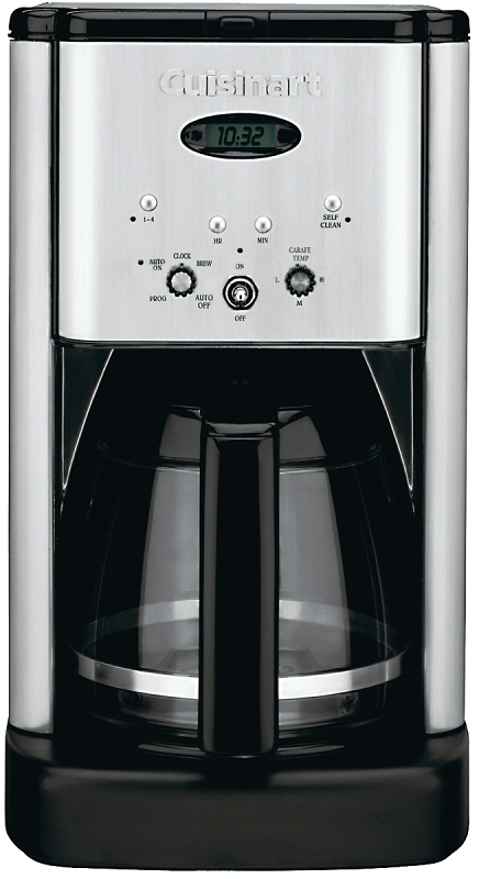 Cuisinart DCC-1200C Coffee Maker, 12 Cups Capacity, 1025 W, Stainless Steel, Automatic Control