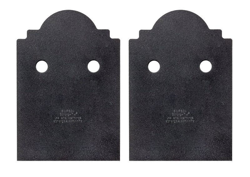 Simpson Strong-Tie APBDSP APB66DSP Decorative Post Base Side Plate, 5 in W, 12 ga Gauge, Steel, Powder-Coated