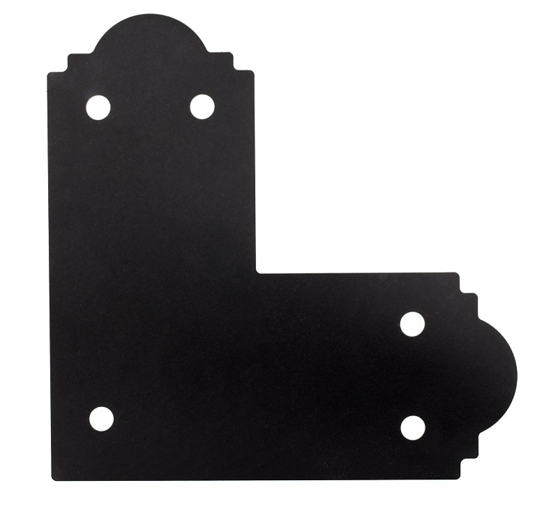 Simpson Strong-Tie APL Series APL6 L-Strap Tie, 12 ga Gauge, Steel, Black, Powder-Coated