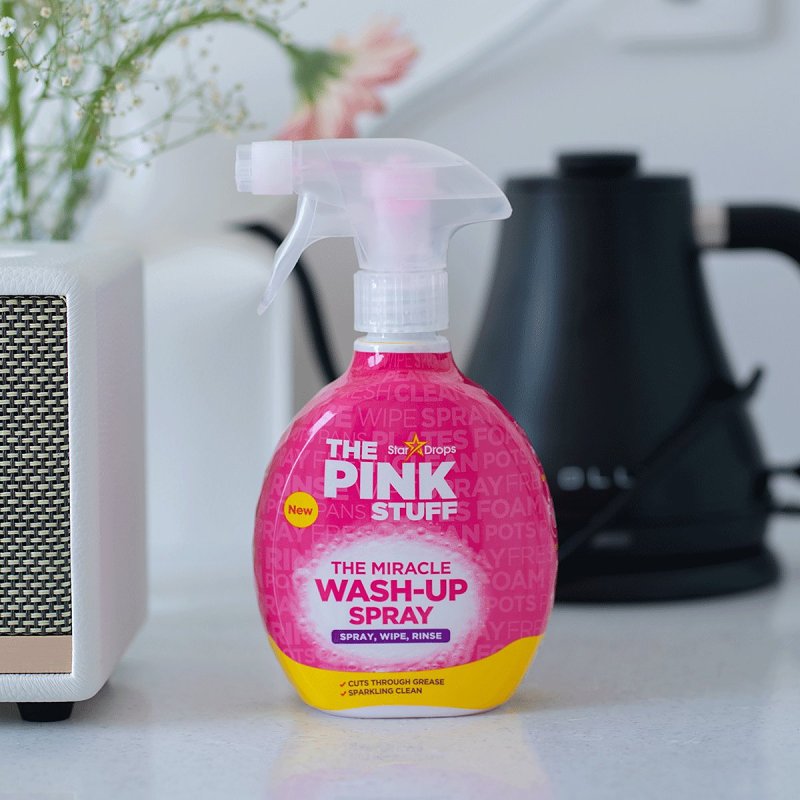 The Pink Stuff Miracle 81136 Wash Up Cleaner, 16.9 fl-oz