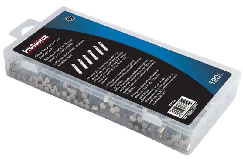 ProSource 91145 AGC Automotive Glass Fuse Assortment, 220 V, 5, 10, 15, 20, 25, 30 A