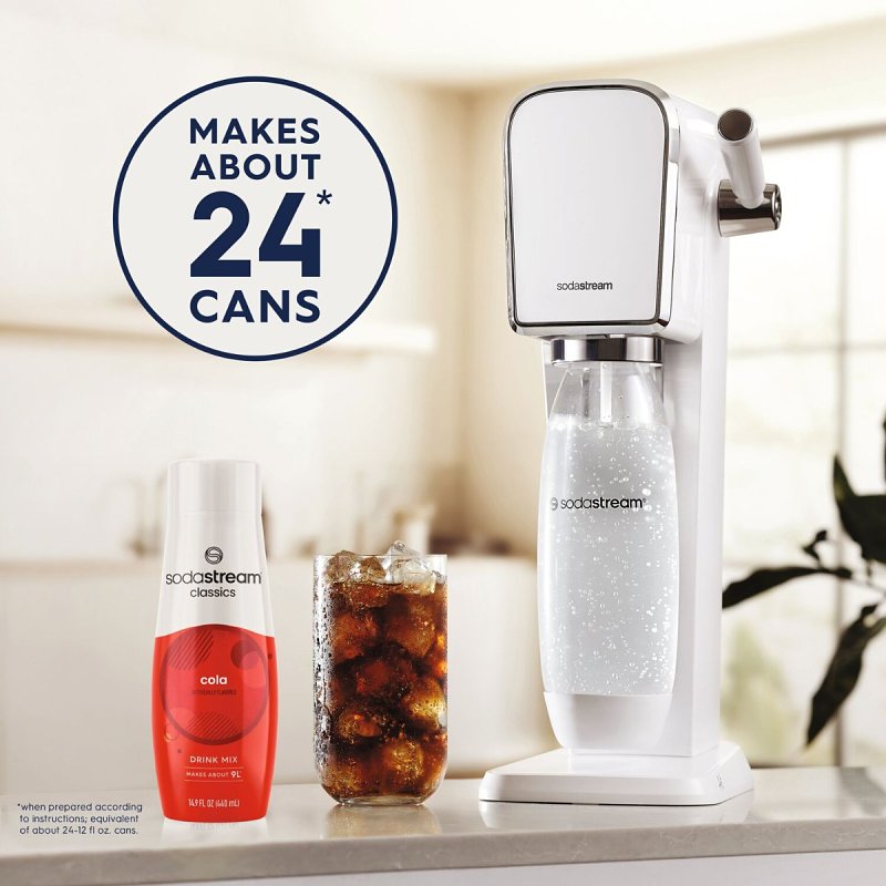 Sodastream Classics 1424220012 Soda Drink Mix, Water, Cola, 14.9 fl-oz Bottle