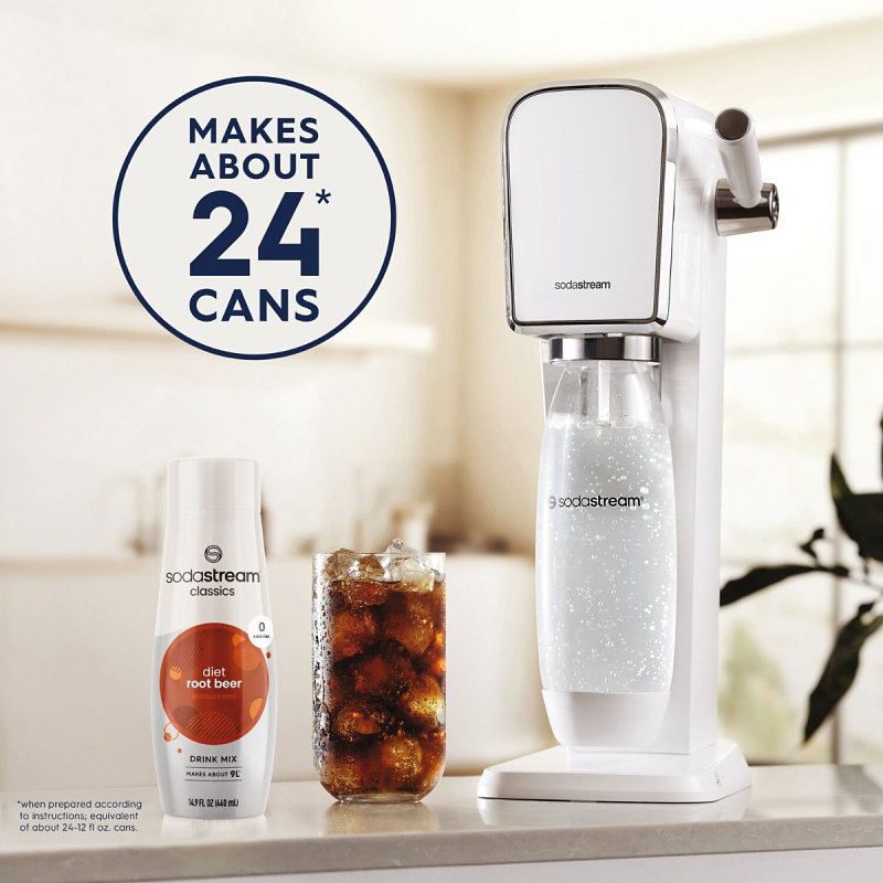 Sodastream Classics 1424204012 Soda Drink Mix, Water, Diet Root Beer, 14.9 fl-oz Bottle
