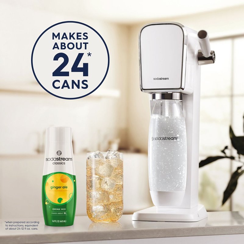 Sodastream Classics 1424201012 Soda Drink Mix, Water, Ginger Ale, 14.9 fl-oz Bottle