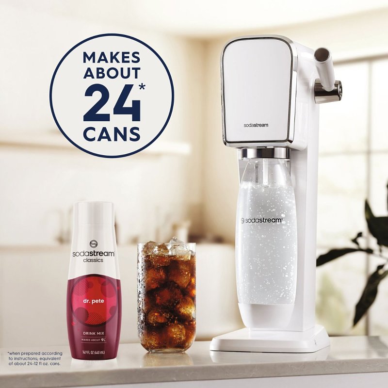 Sodastream Classics 1424222012 Soda Drink Mix, Water, Dr. Pete, 14.9 fl-oz Bottle