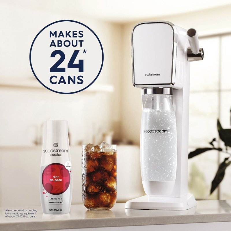Sodastream Classics 1424223012 Soda Drink Mix, Water, Diet Dr. Pete, 14.9 fl-oz Bottle
