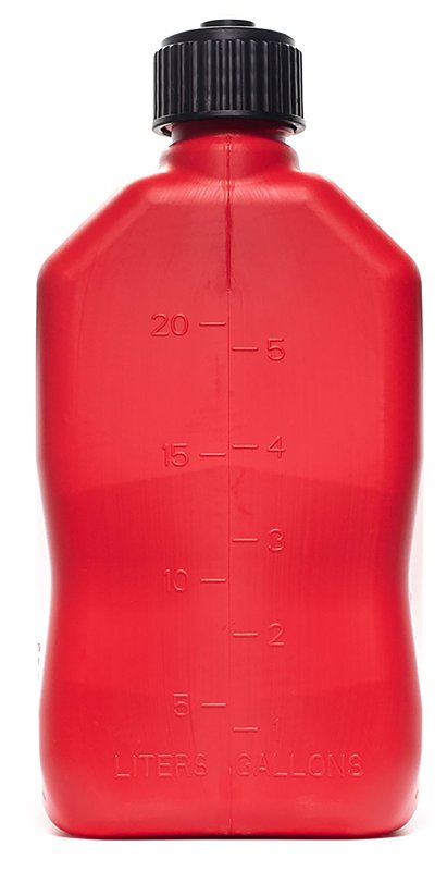 VP Racing Fuels 3512-CA Motorsport Container, 5.5 gal Capacity, HDPE, Red
