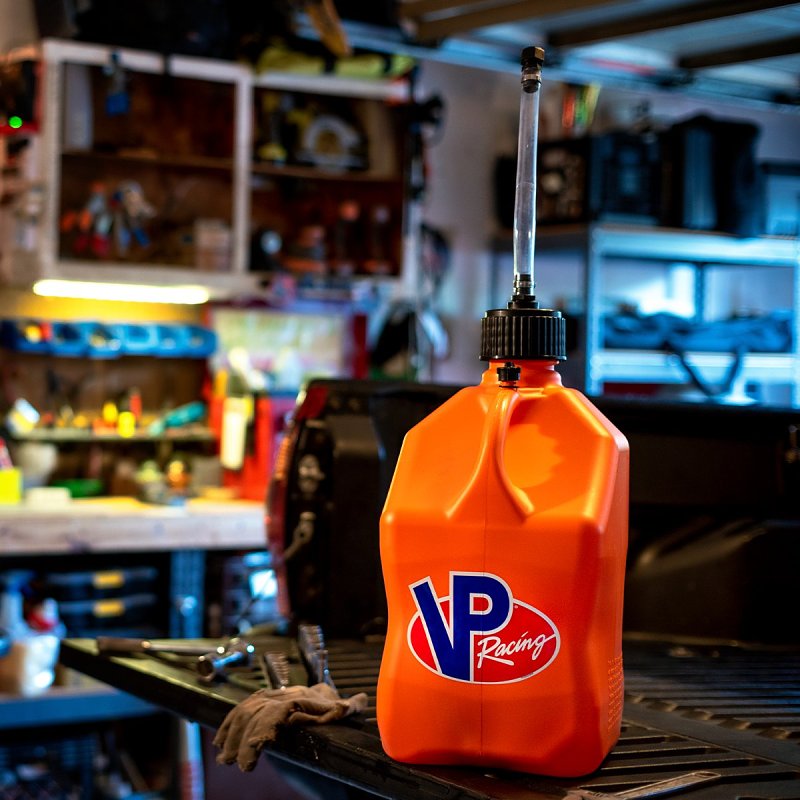 VP Racing Fuels 3512-CA Motorsport Container, 5.5 gal Capacity, HDPE, Red
