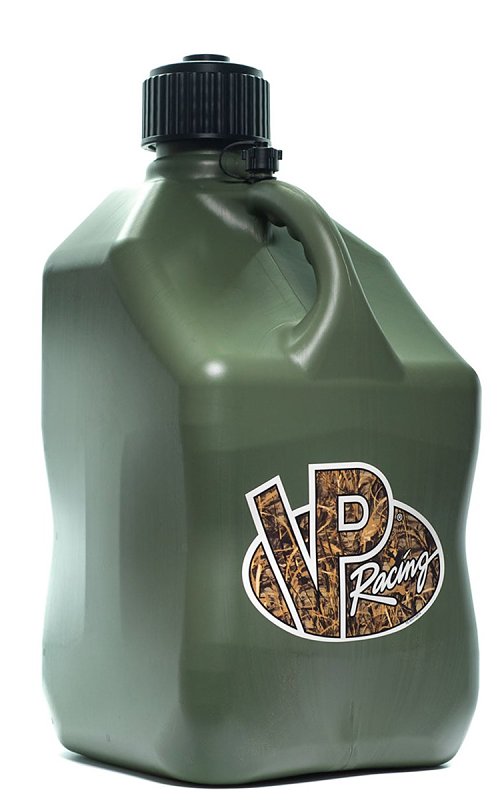 VP Racing Motorsport Container 3842-CA Utility Jug, 5.5 gal Capacity, HDPE, Camo