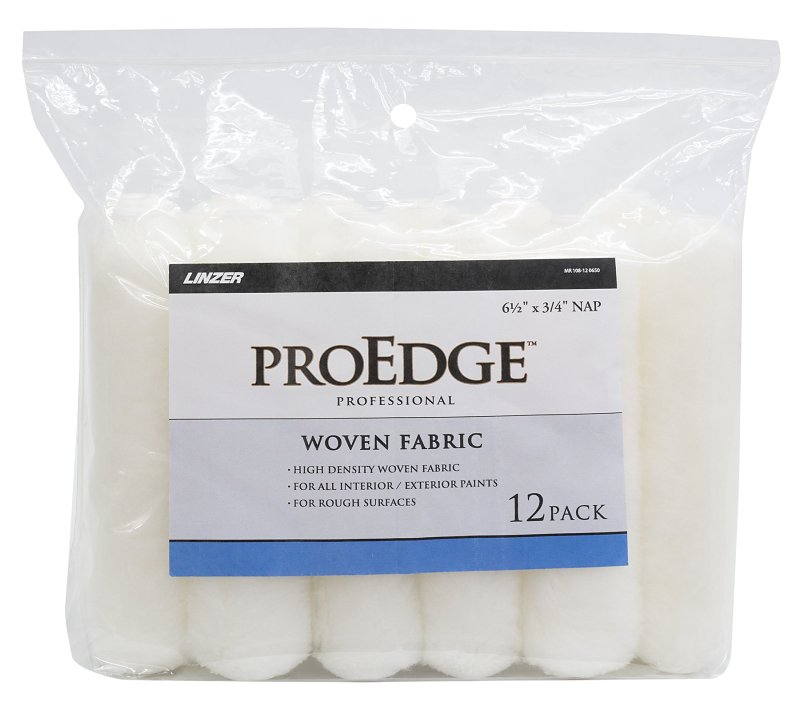 MINI ROLLER WOVN WHT 3/4X6.5IN