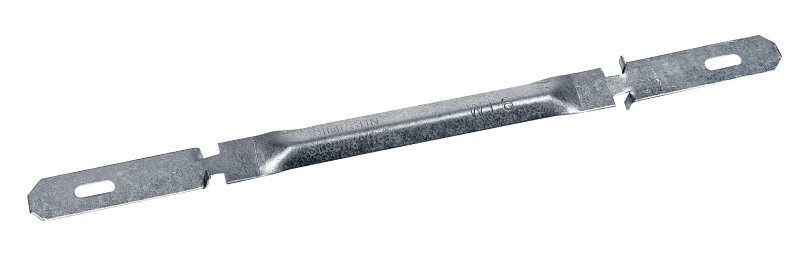 Simpson Strong-Tie WT Series WT6 Wedge Form Tie, 2.88 in H x 6.5 in W Dimensions, 18 ga, Steel, Galvanized