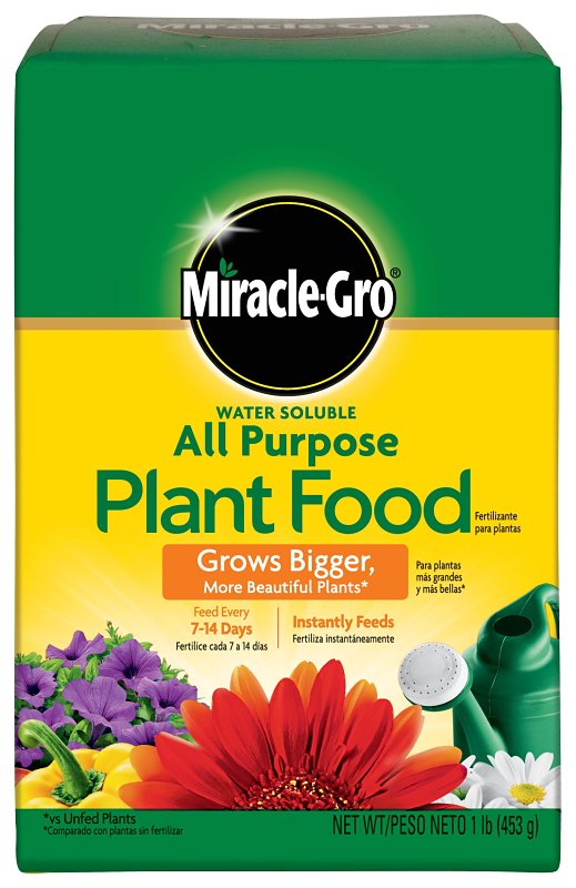 Miracle-Gro SCO160101 Plant Food, 1 lb, 24-8-16 N-P-K Ratio