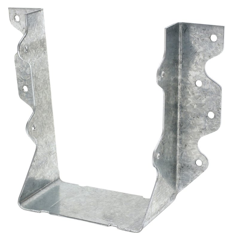 Simpson Strong-Tie U U46 Joist Hanger, 4-7/8 in H, 2 in D, 3-9/16 in W, Steel, Galvanized/Zinc, Face Mounting