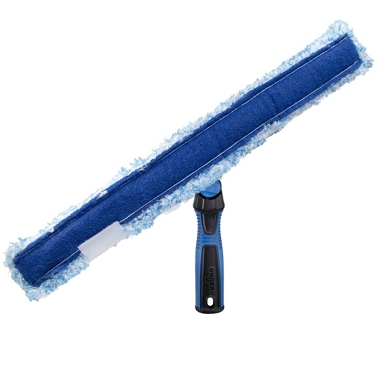 Unger Professional 985520 Swivel Window Scrubber, 18 in L Head, Plastic Head