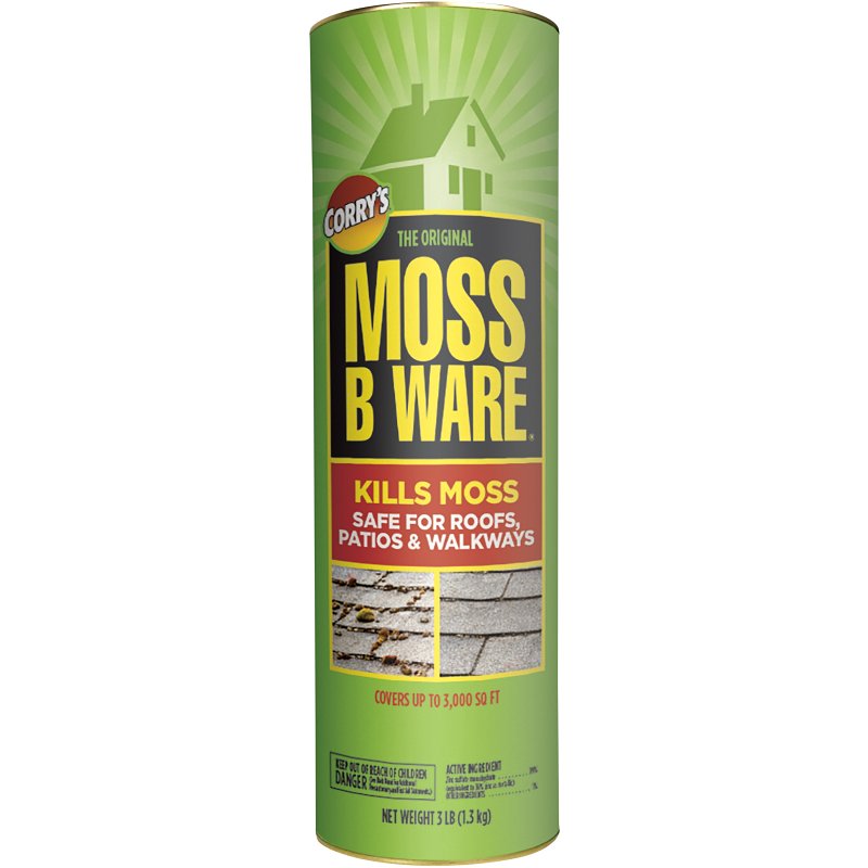 Corry's 100099020 Moss B Ware, Solid, White, 3 lb Can