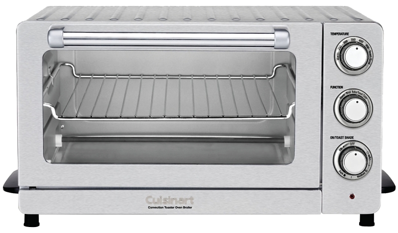 Cuisinart TOB-60N1EC Convection Toaster Oven Broiler, 1500 W, Dial Control, Stainless Steel