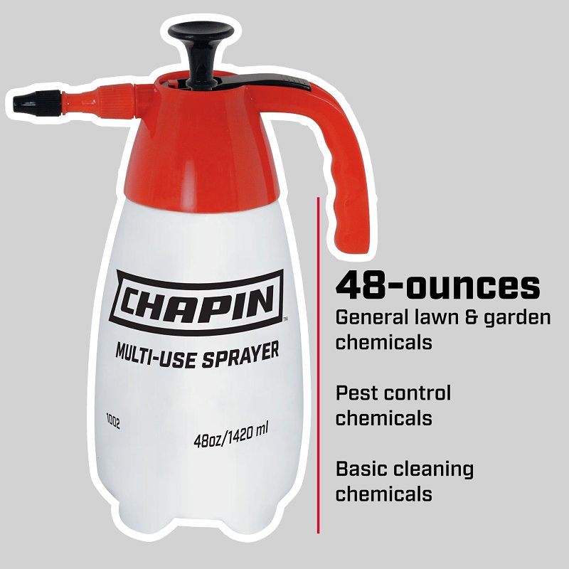 Chapin 1002 Air Sprayer, Cone Nozzle, Plastic