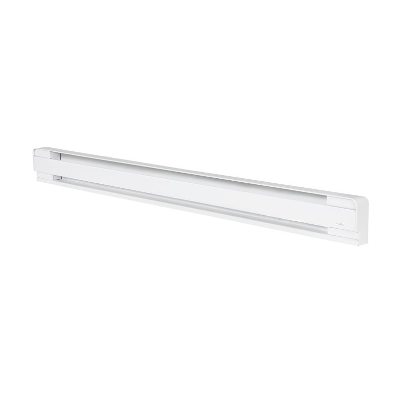 Stelpro B B1502W Series Baseboard Heater, 66.25 in L x 2.36 in W x 5.75 in H Dimensions, 240/208 V, White
